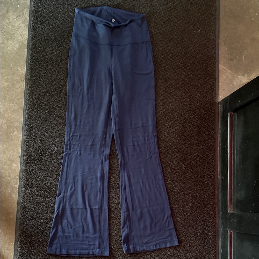 Lululemon Athletica Navy Blue Flared Leggings